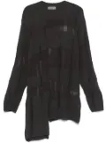 Yohji Yamamoto distressed-effect sweater - Grey