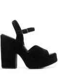 Pedro Garcia 120mm Tihana sandals - Black
