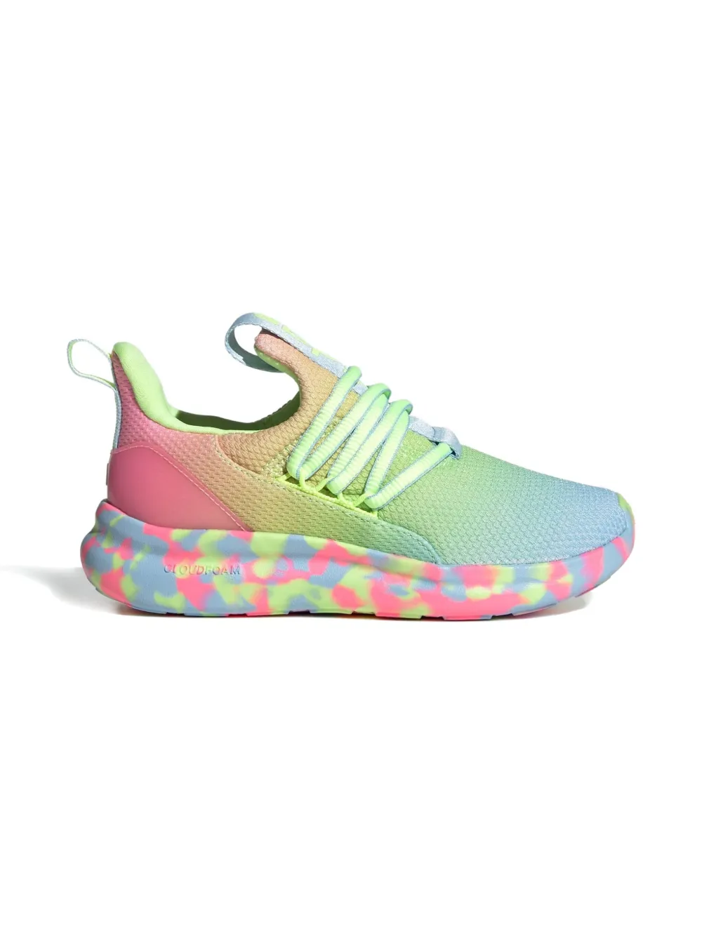 adidas Kids Lite Racer Adapt 7.0 "Clear Sky Hi Res Yellow" sneakers Green