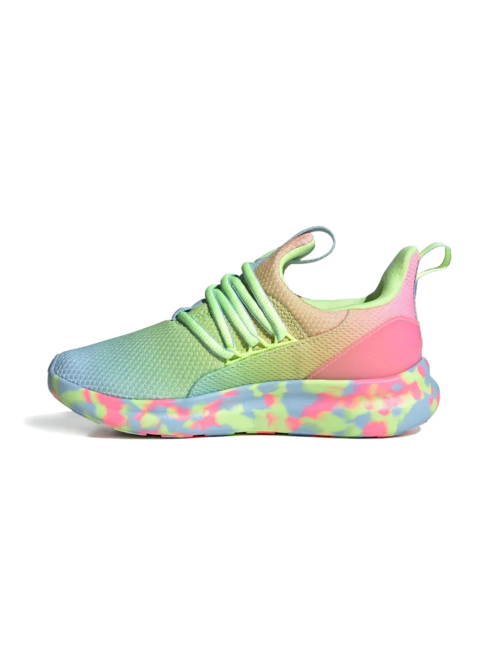 adidas Kids Lite Racer Adapt 7.0 "Clear Sky Hi Res Yellow" sneakers Green
