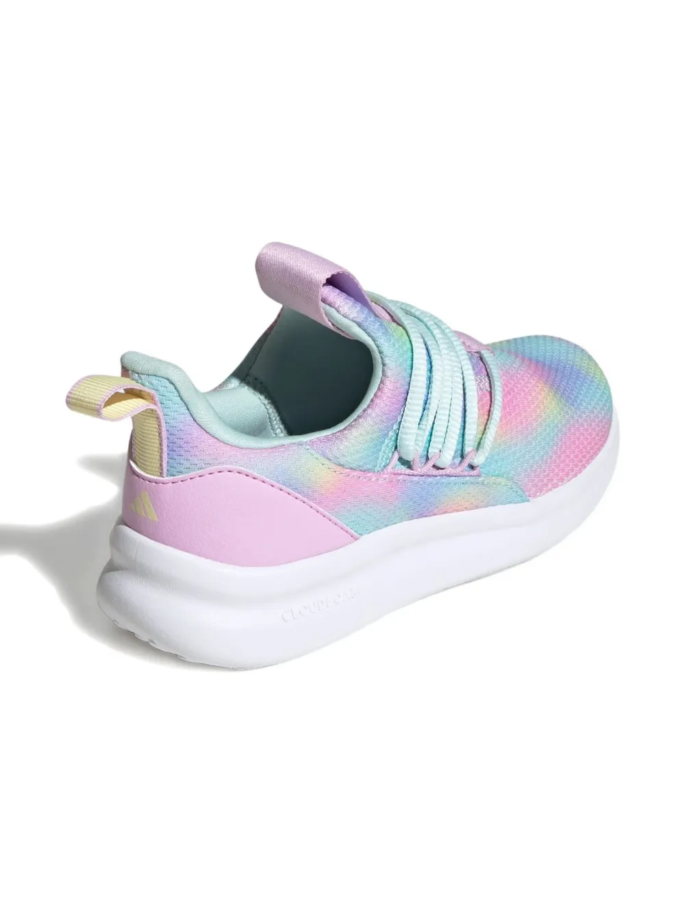 adidas Kids Lite Racer Adapt 7.0 "Bliss Lilac Halo Mint Powder Yellow" sneakers Blue