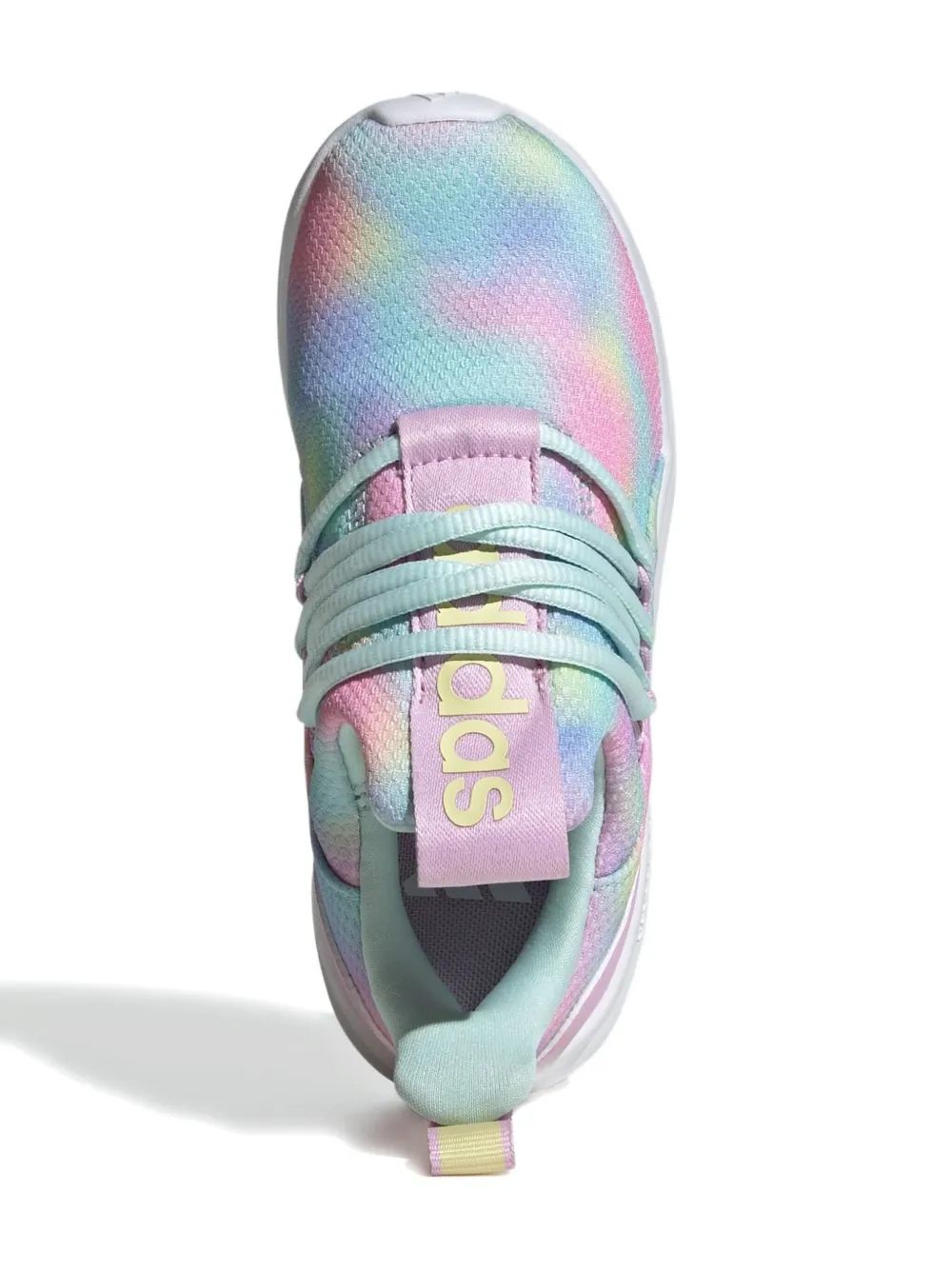 adidas Kids Lite Racer Adapt 7.0 "Bliss Lilac Halo Mint Powder Yellow" sneakers Blue