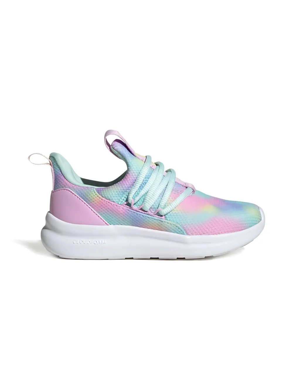 adidas Kids Lite Racer Adapt 7.0 "Bliss Lilac Halo Mint Powder Yellow" sneakers Blue