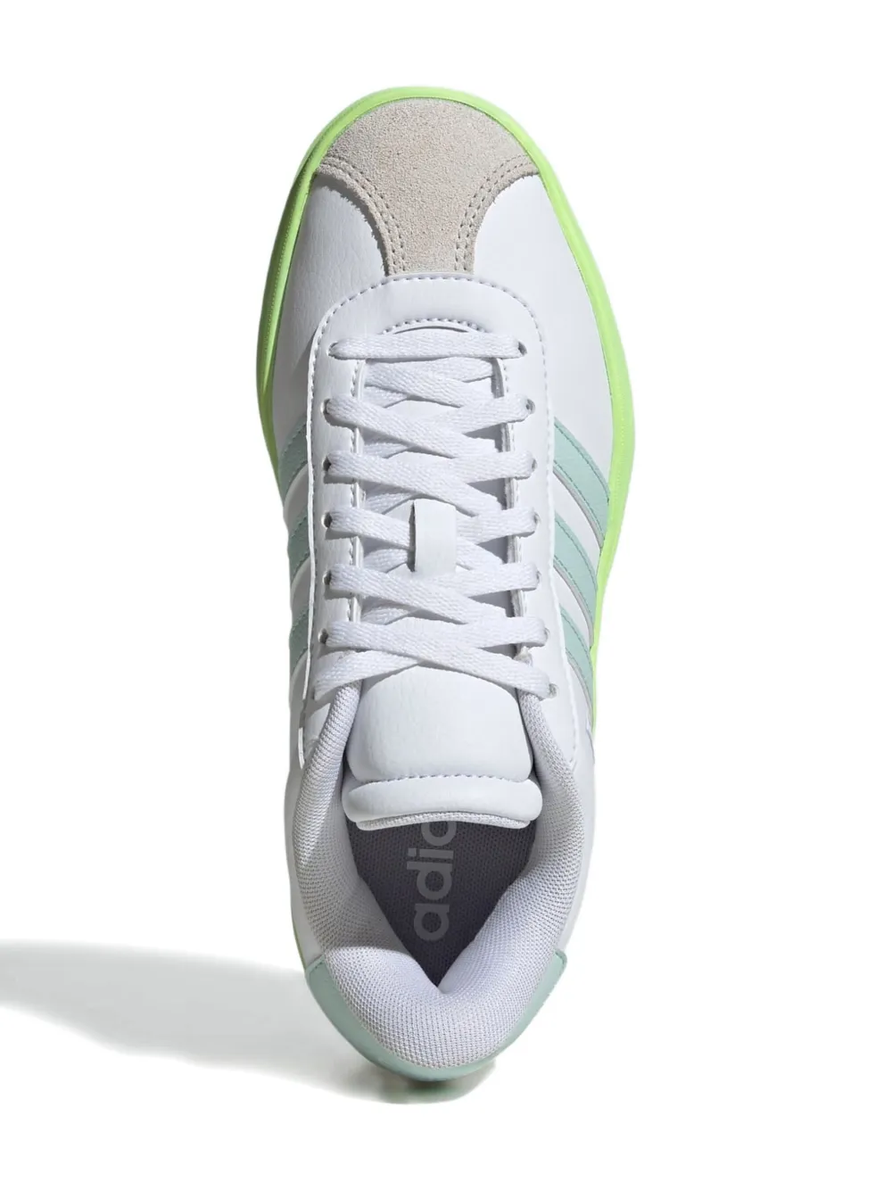 adidas Kids VL Court Bold "White Halo Mint Violet Tone" sneakers