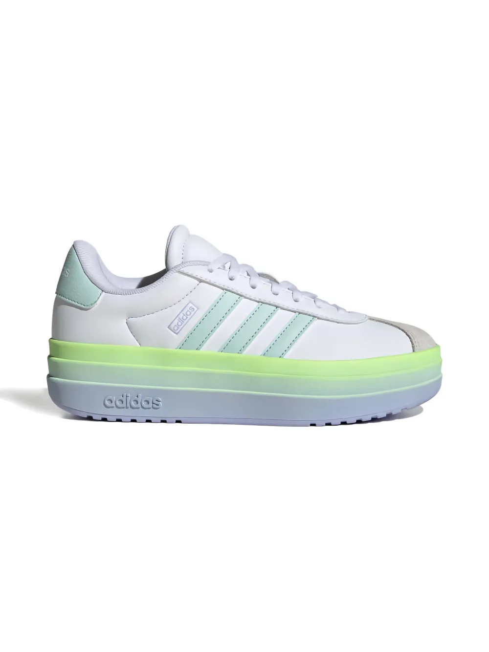 adidas Kids VL Court Bold "White Halo Mint Violet Tone" sneakers