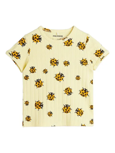 Mini Rodini playera con estampado Lady Bug