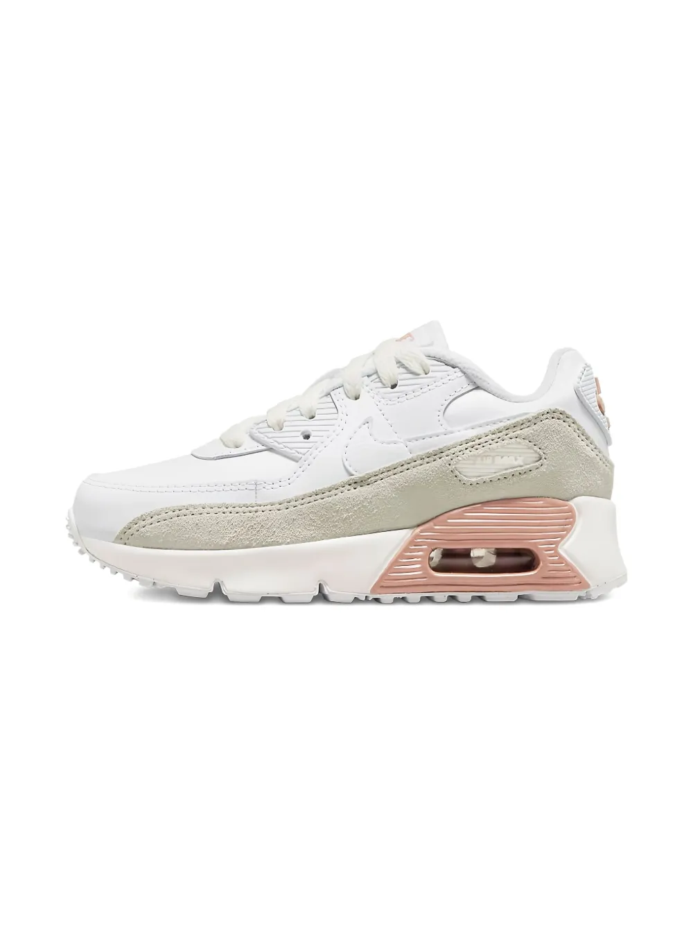 Nike Kids Air Max 90 "White Metallic Red Bronze" sneakers