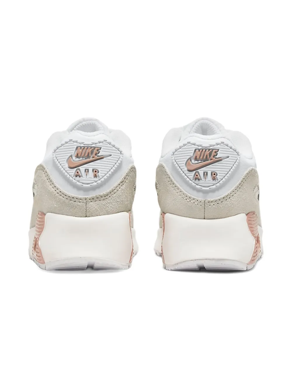 Nike Kids Air Max 90 "White Metallic Red Bronze" sneakers