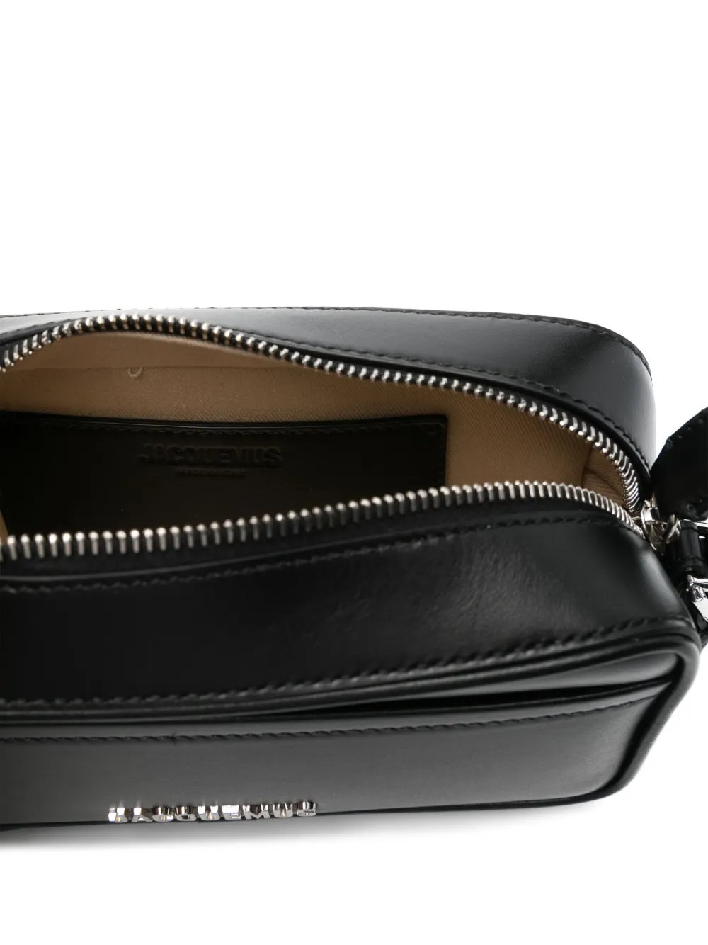 Shop Jacquemus The Baneto Crossbody Bag In Schwarz
