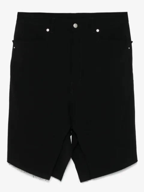 Rick Owens slivered mini skirt