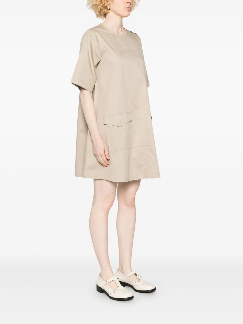 Barbour Luna midi-jurk Beige