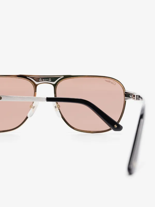 Cartier Eyewear CT0532S Sunglasses | Gold | FARFETCH display picture 1