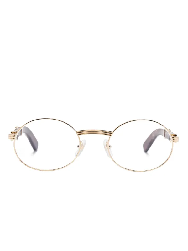Cartier Eyewear lentes con armazón ovalada