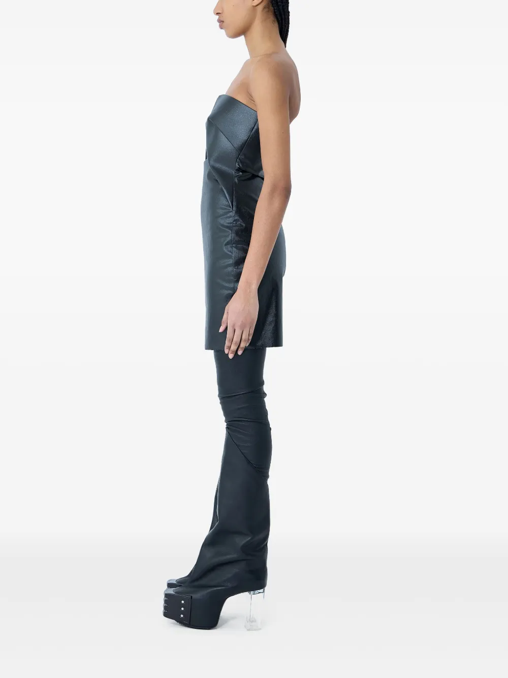 Rick Owens Prong mini-jurk Zwart