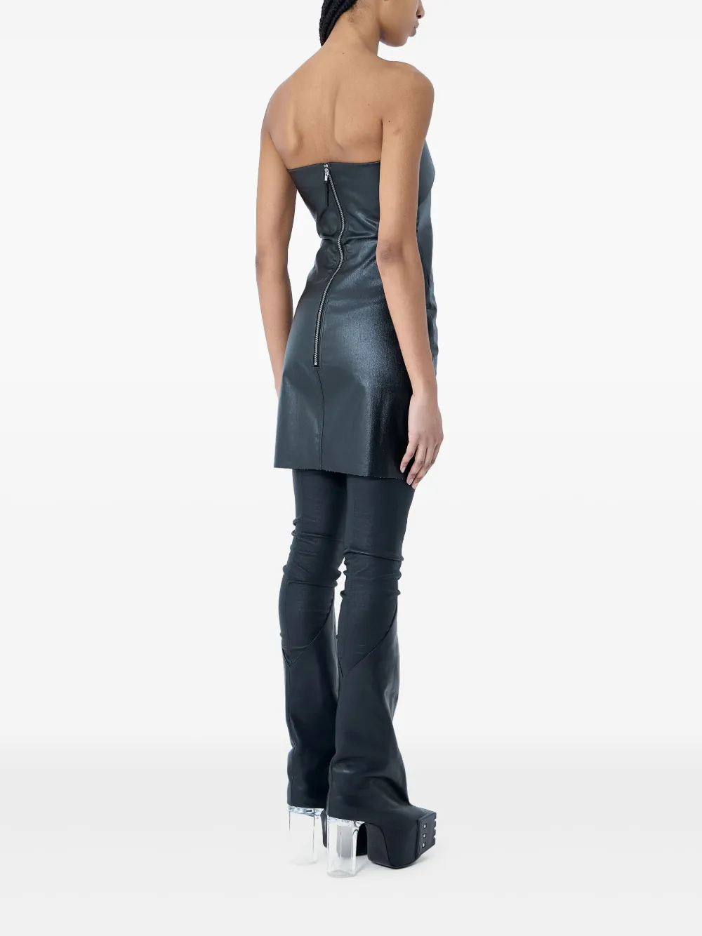 Rick Owens Prong mini-jurk Zwart