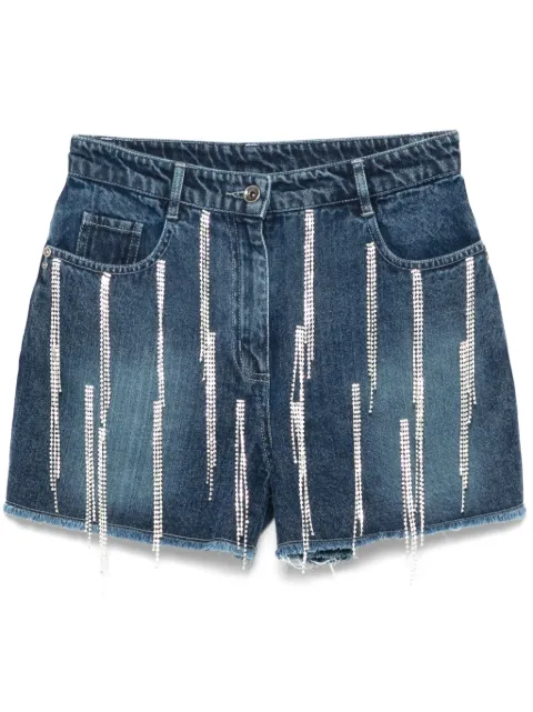 Patrizia Pepe rhinestone-embellished shorts