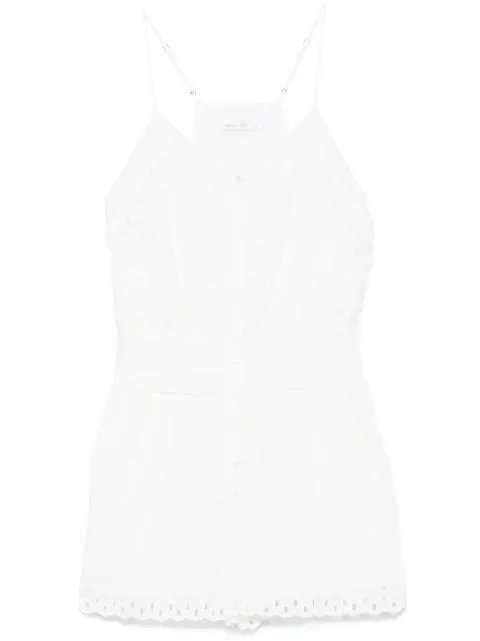 Patrizia Pepe combishort en broderie anglaise