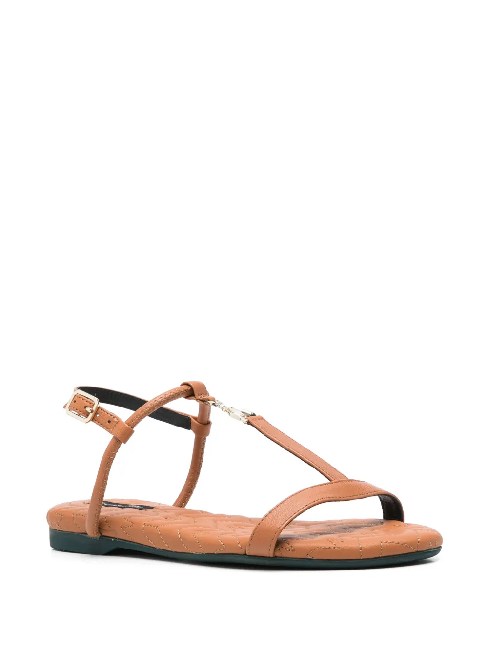 Patrizia Pepe Leren sandalen - Bruin