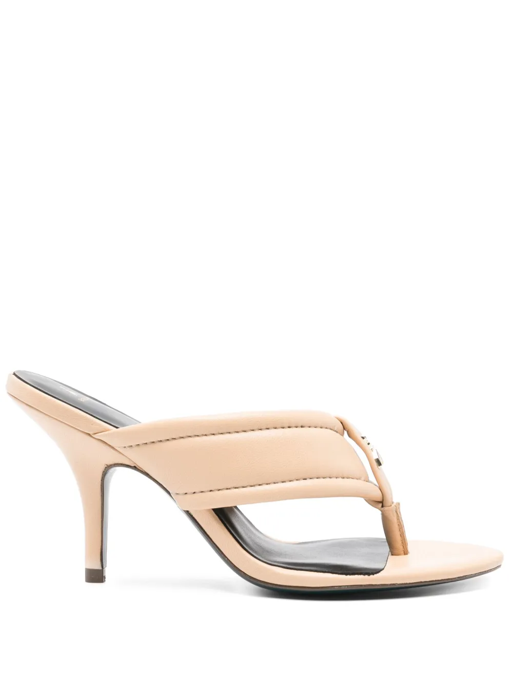 Patrizia Pepe Leren sandalen Beige