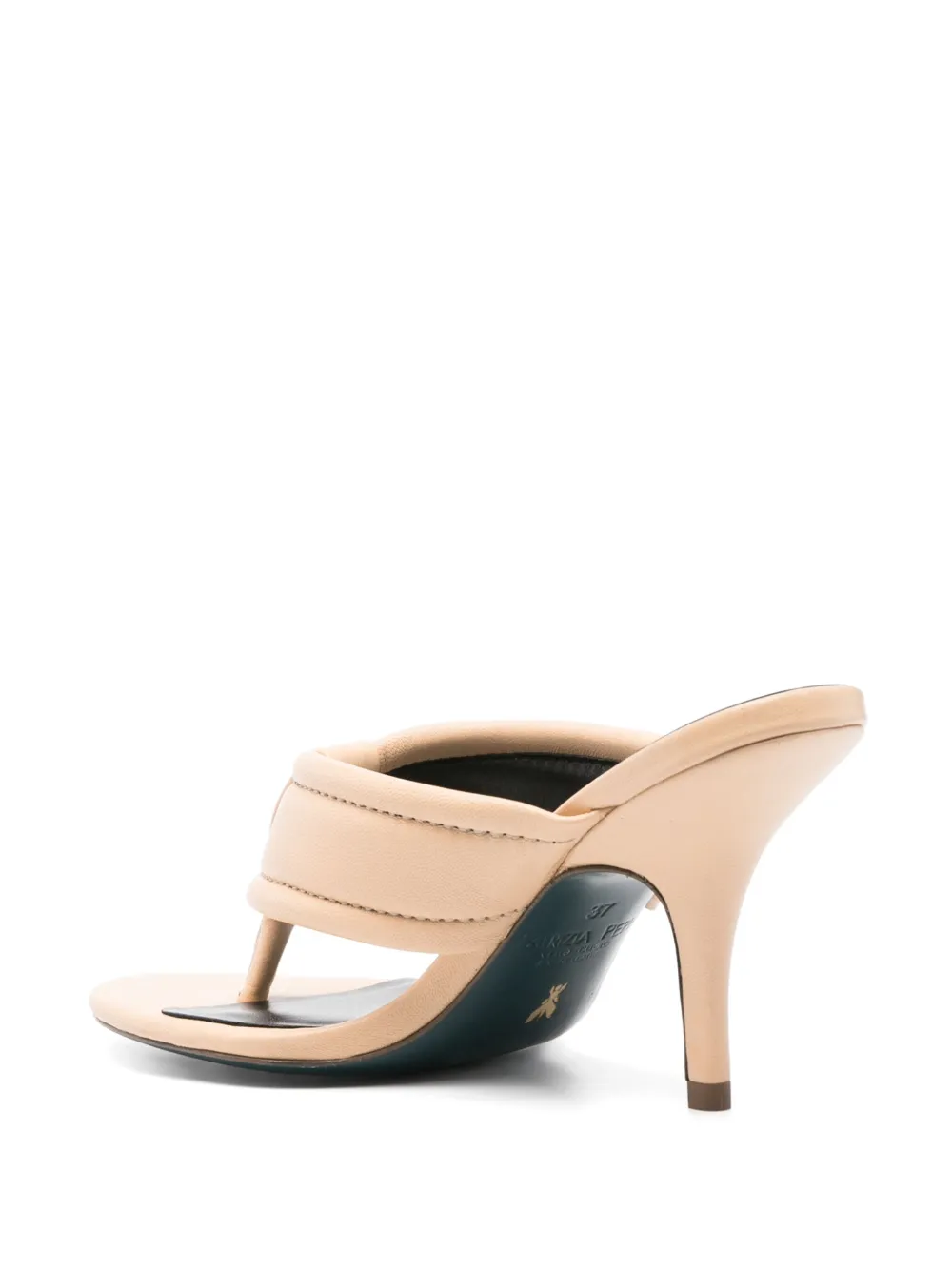 Patrizia Pepe 90mm leather sandals Neutrals