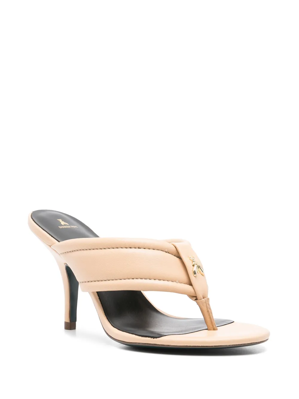 Patrizia Pepe 90mm leather sandals - Beige