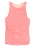 Patrizia Pepe mesh tank top - Pink
