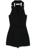 Patrizia Pepe tailored playsuit - Black