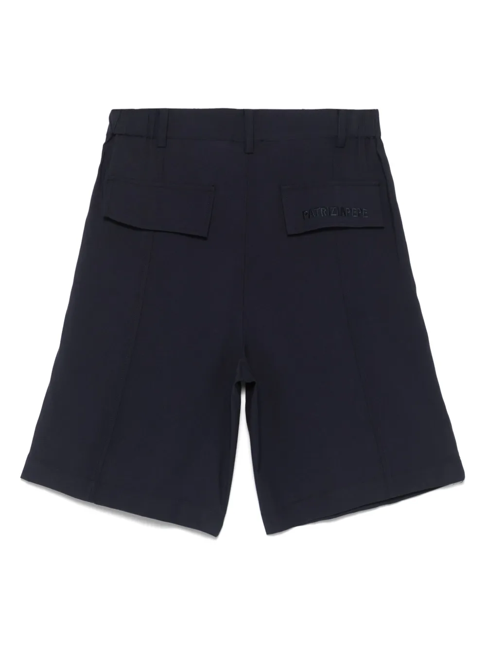 patriziapepe Patrizia Pepe Shorts met plooidetail - Blauw