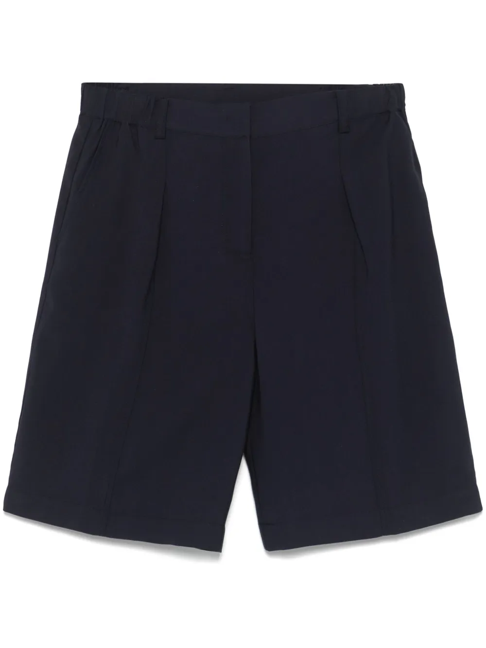 Patrizia Pepe Shorts met plooidetail Blauw