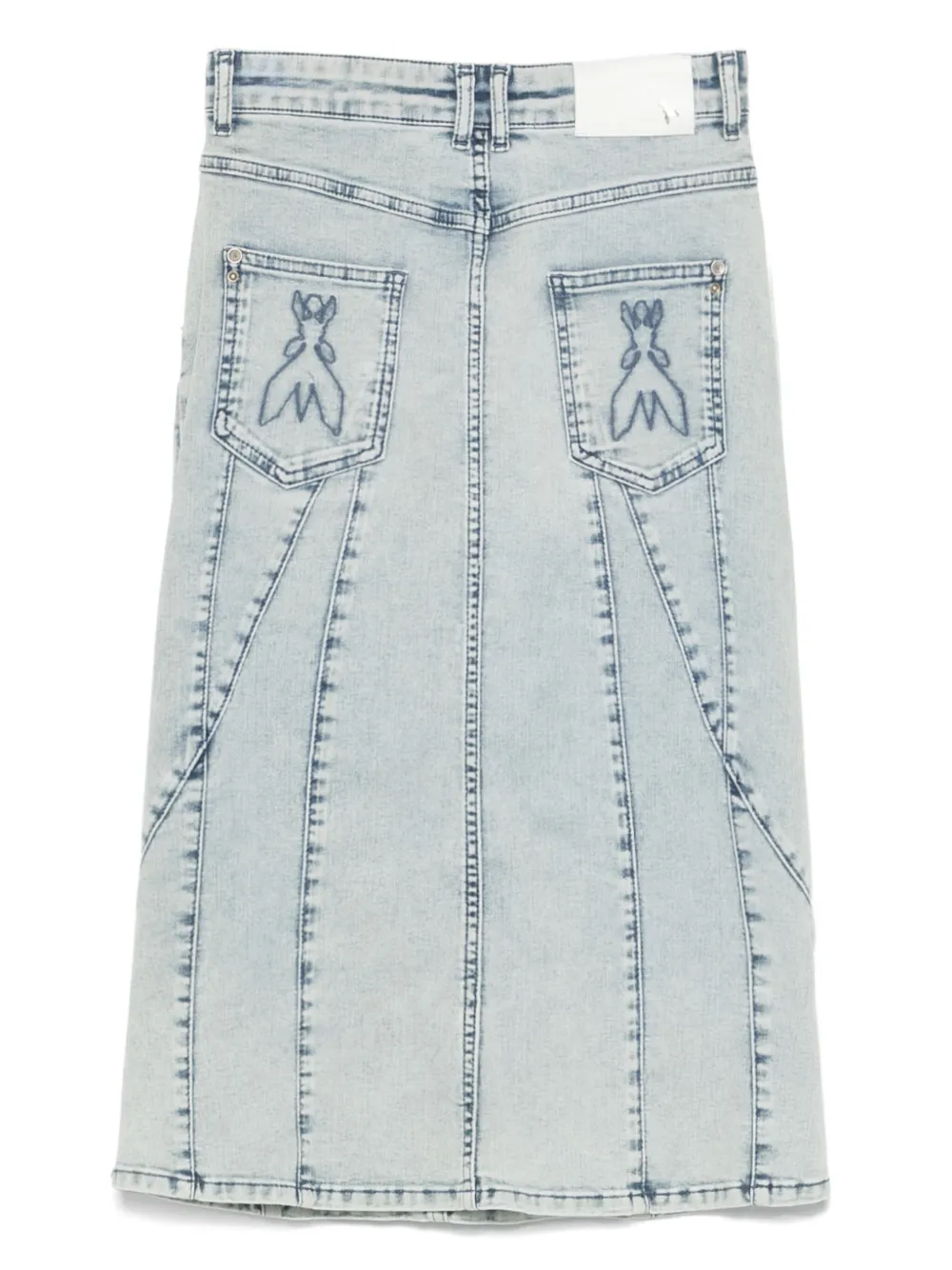patriziapepe Patrizia Pepe Midi-spijkerrok - Blauw
