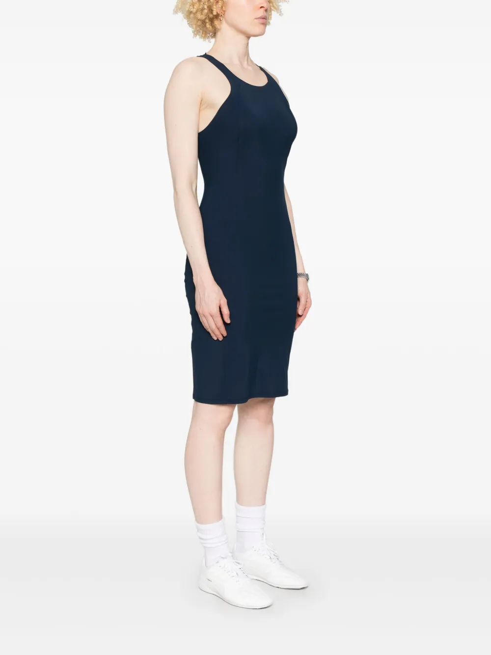 Patrizia Pepe Mini-jurk met racerback Blauw