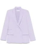 Patrizia Pepe crepe blazer - Purple