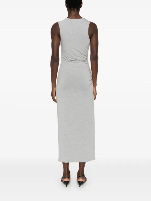Patrizia Pepe rubberised-logo midi dress 2A2897J273 - 3