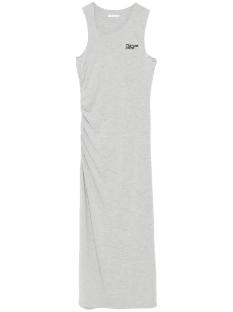 Patrizia Pepe rubberised-logo midi dress 2A2897J273 - 0