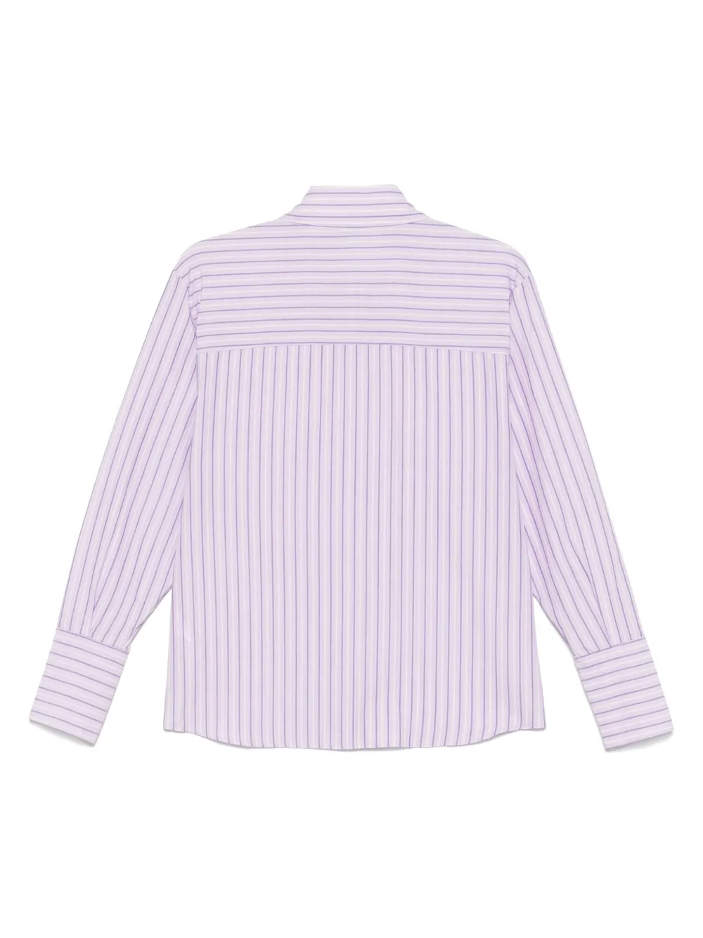 Patrizia Pepe Gestreept blouse - Paars