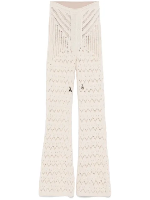 Patrizia Pepe openwork trousers