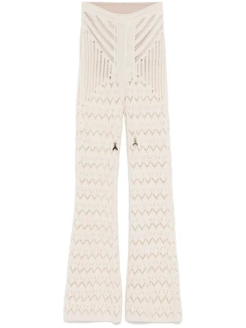 Pantalon en maille ajourée - Patrizia Pepe - Modalova