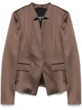 Patrizia Pepe satin jacket - Brown