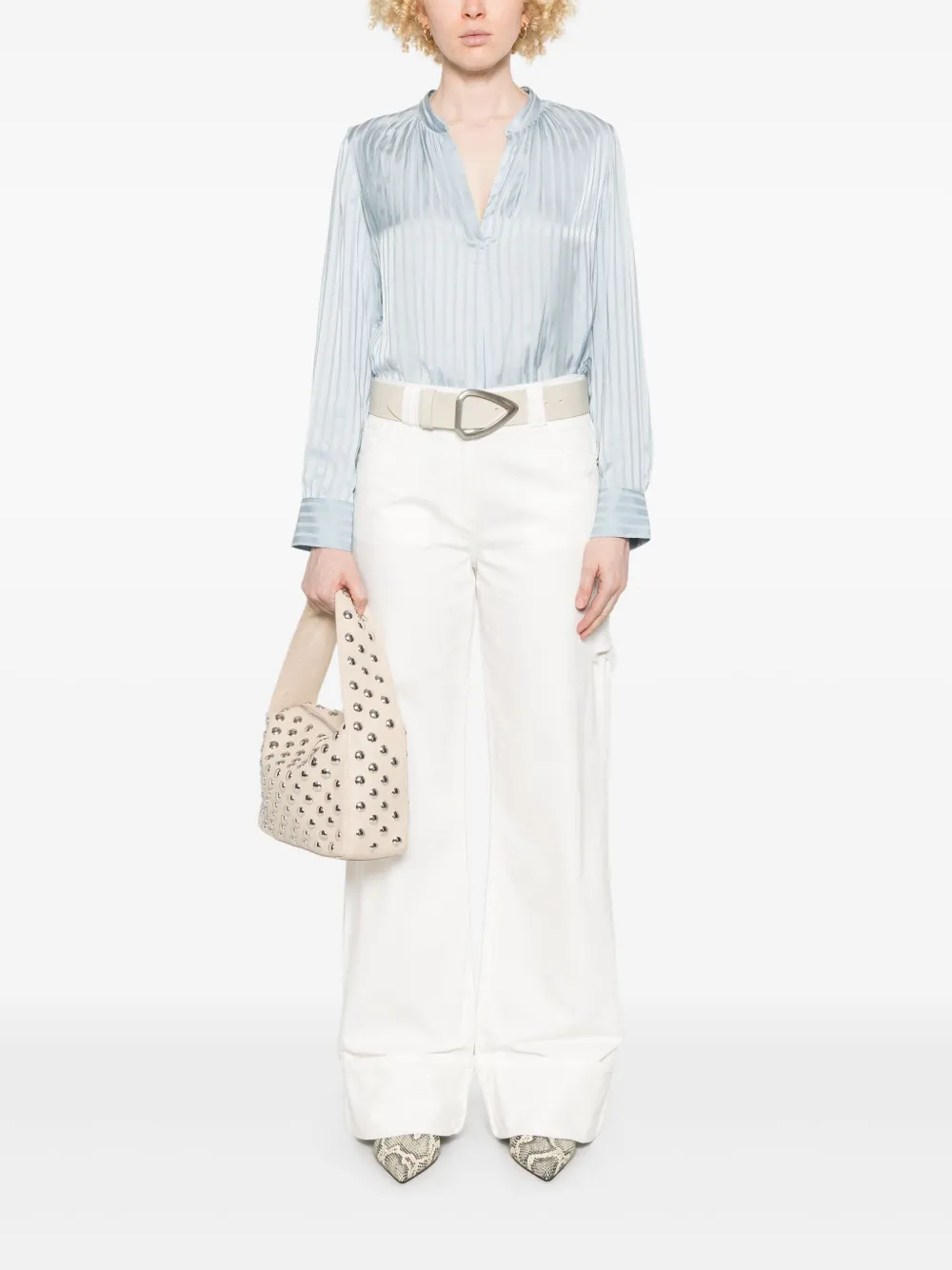 patriziapepe Patrizia Pepe Low waist jeans - Wit