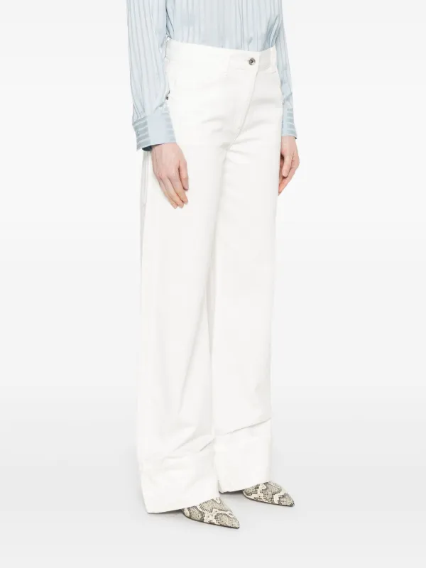 Patrizia Pepe ローライズ ジーンズ | ホワイト | FARFETCH JP