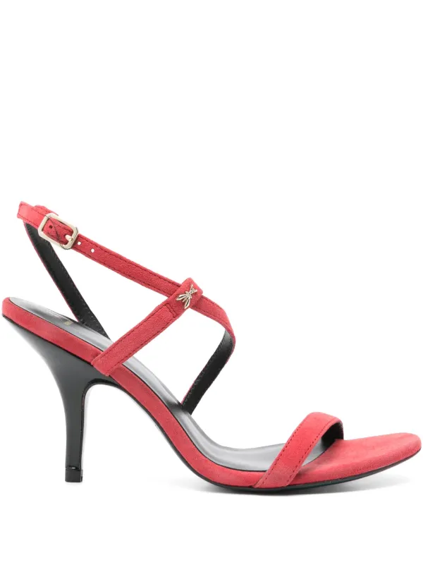 Patrizia Pepe Sandalen Aus Wildleder 90mm Rot FARFETCH DE