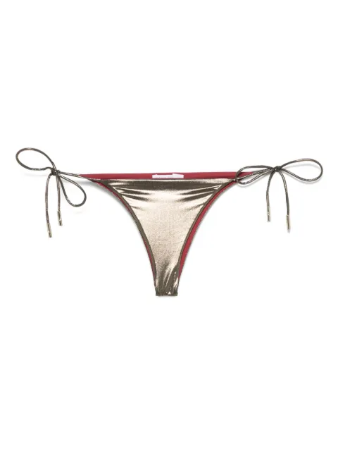 Patrizia Pepe metallic bikini bottoms