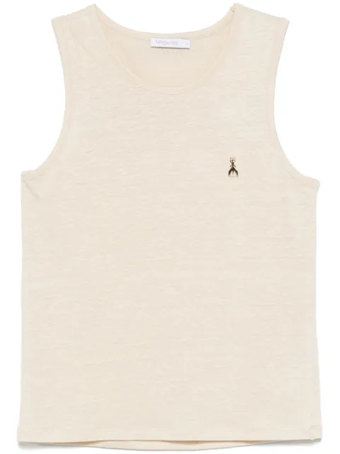 Patrizia Pepe logo-plaque tank top
