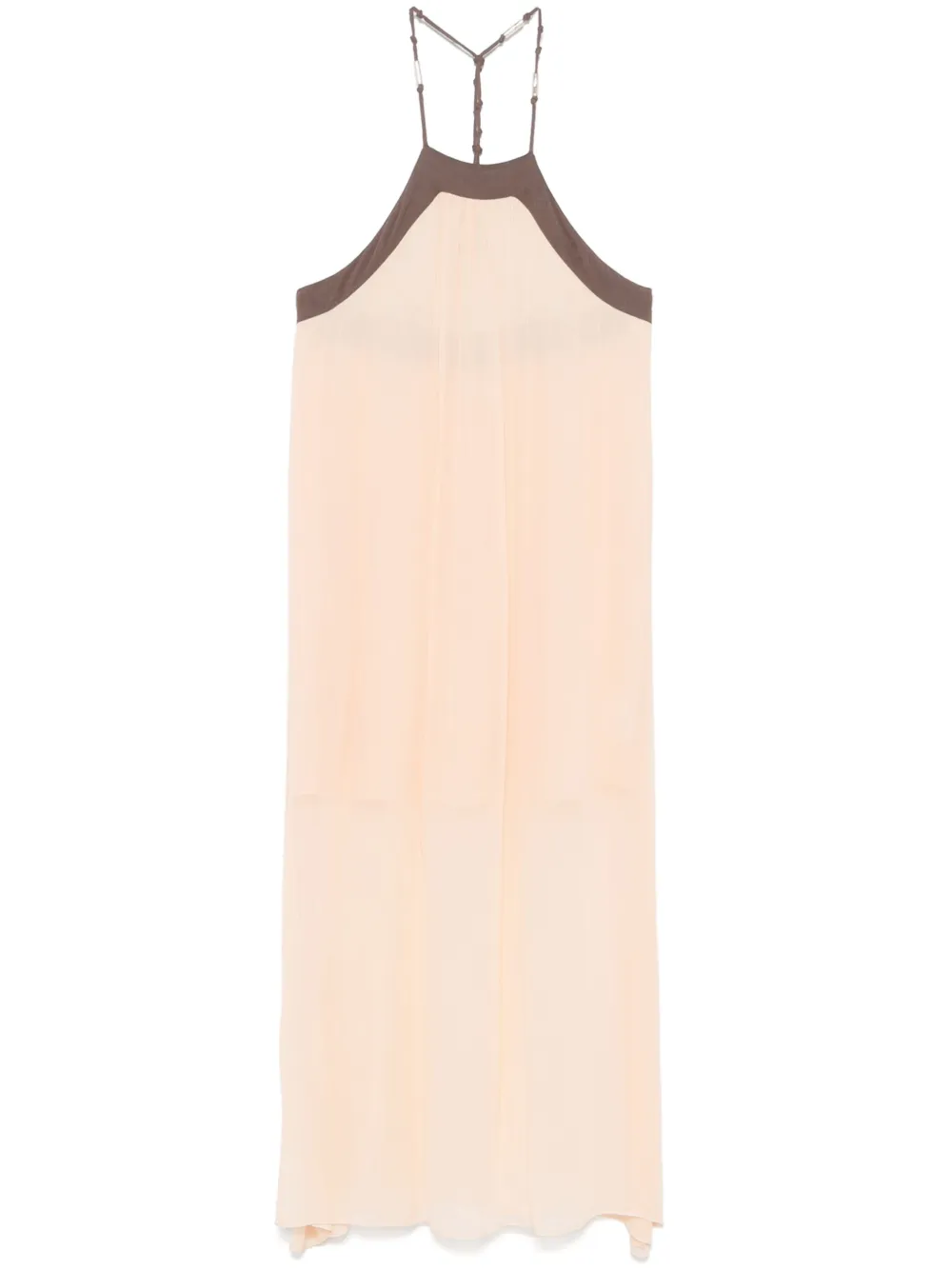 PATRIZIA PEPE TWO-TONE MIDI DRESS