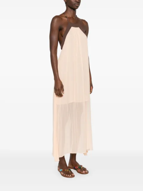 Patrizia Pepe two-tone midi dress 2A2922A585 - 2