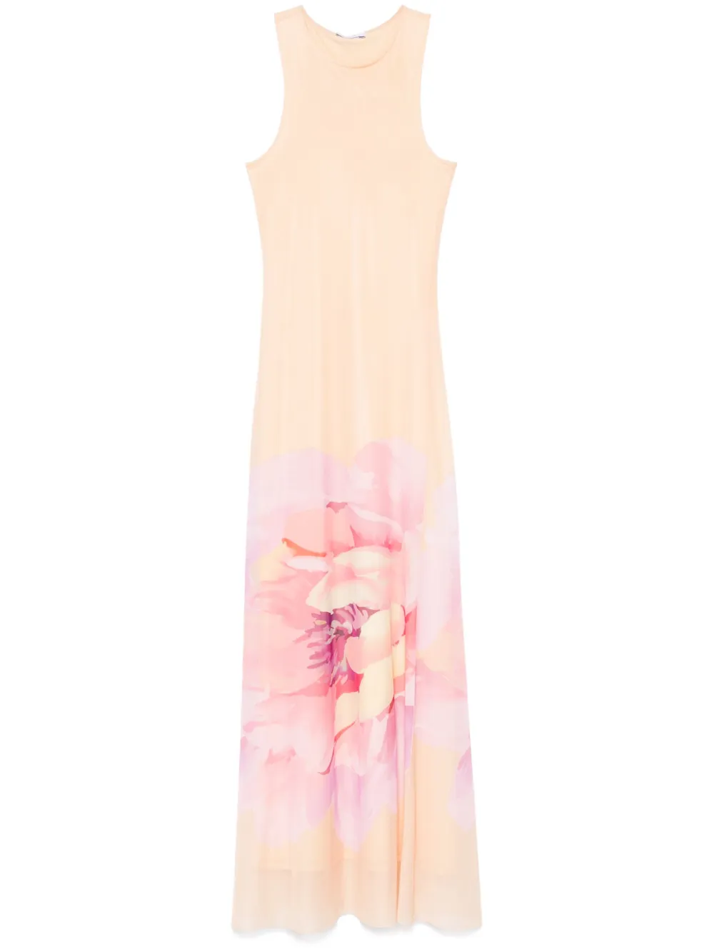 floral-print maxi dress