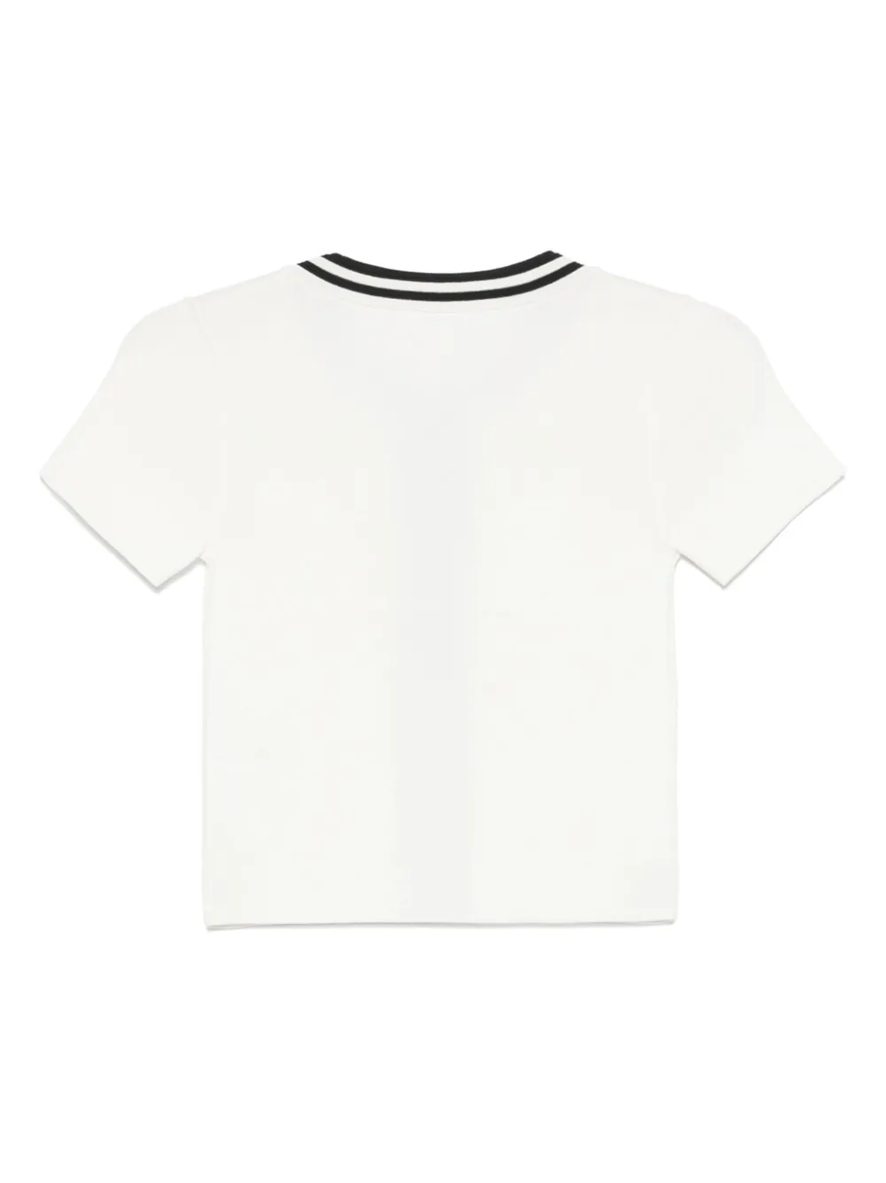 Patrizia Pepe Geribbeld blouse - Wit