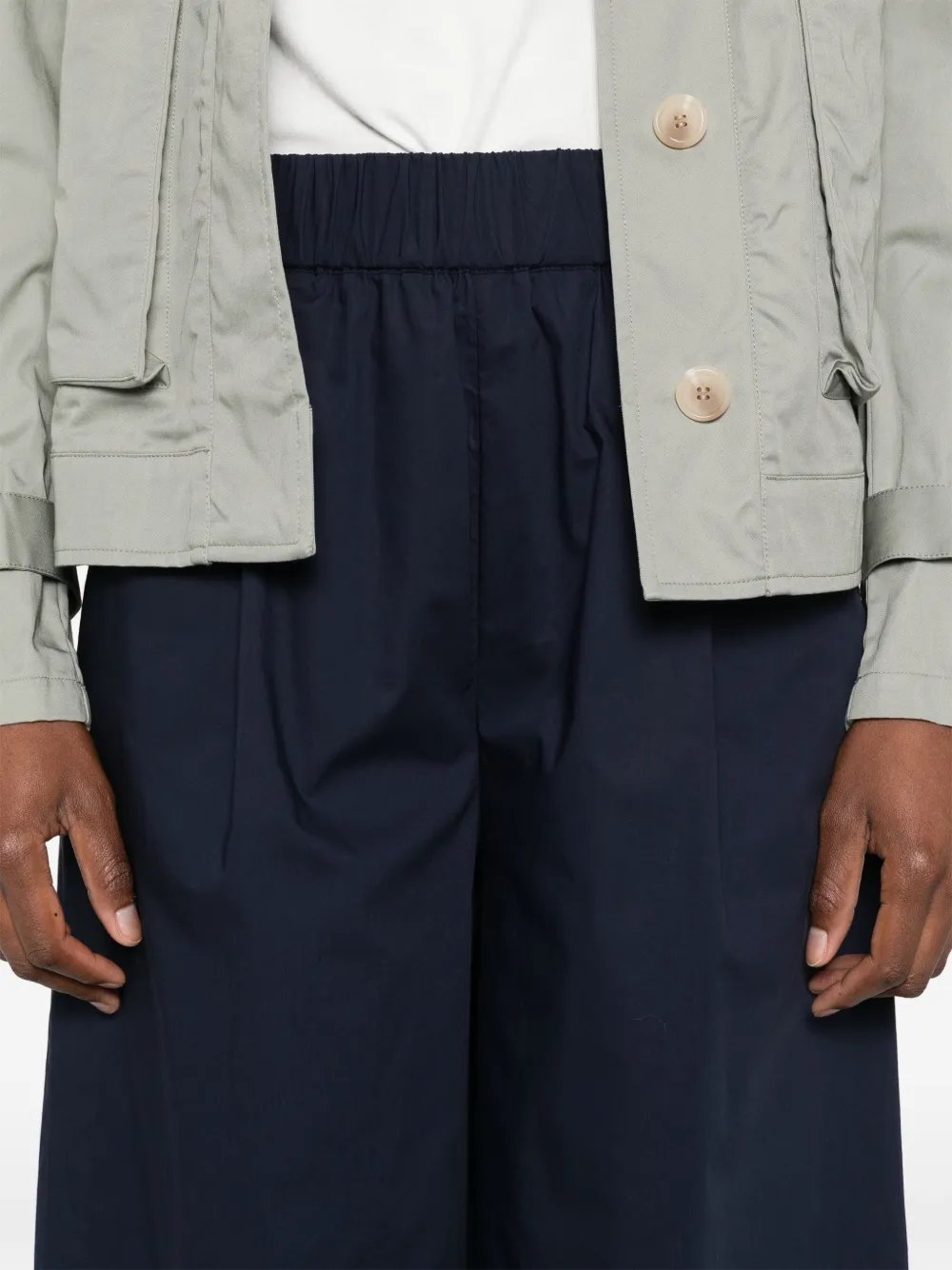 Patrizia Pepe Katoenen broek Blauw