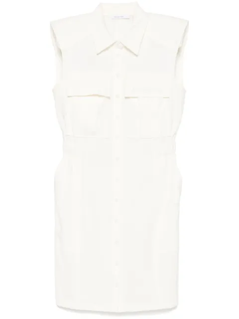 Patrizia Pepe logo-embroidered mini dress 2A2869A573 - 0