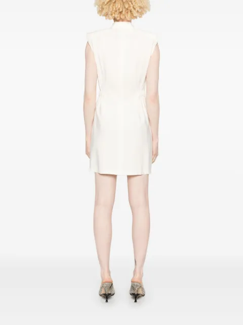 Patrizia Pepe logo-embroidered mini dress 2A2869A573 - 3